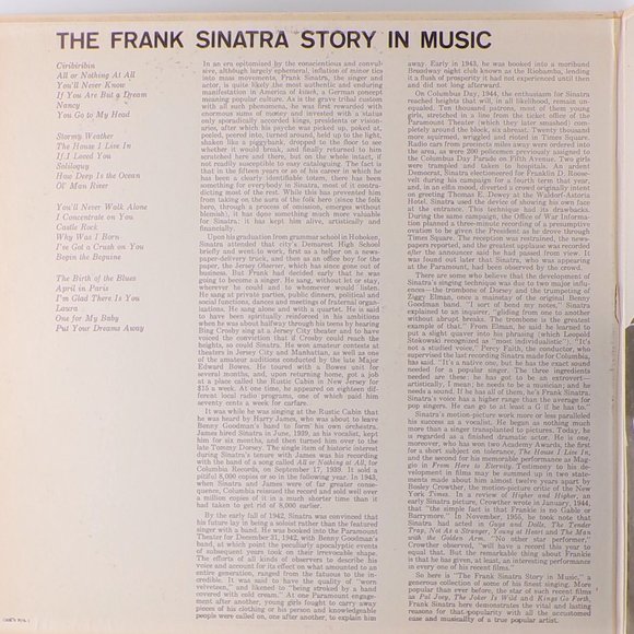 The Frank Sinatra Story in Music Record Album - Picture 3 of 14